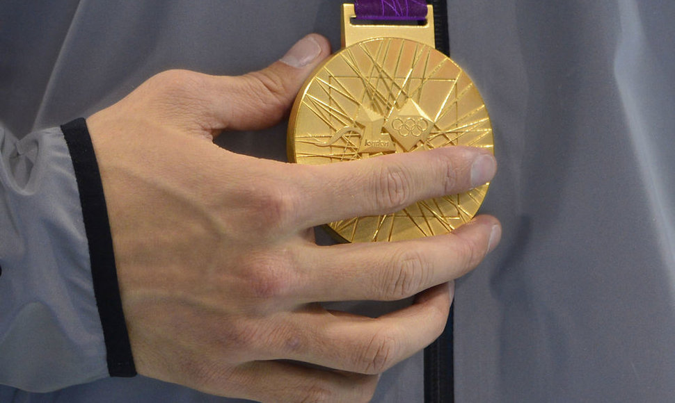 Londono olimpinių žaidynių aukso medalis.