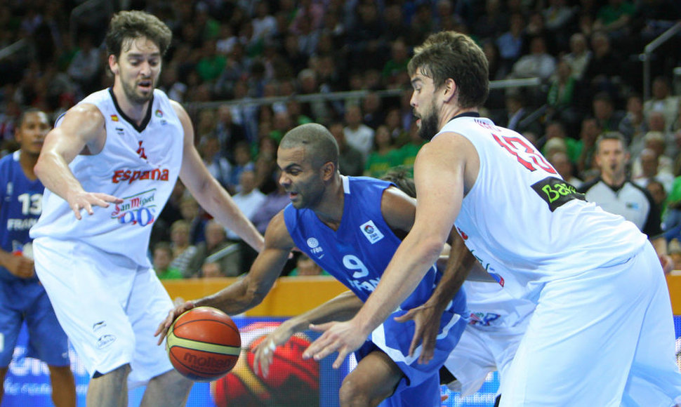 Ispanijos krepšininkai įveikė Prancūziją pernai Lietuvoje vykusio Europos čempionato finale.