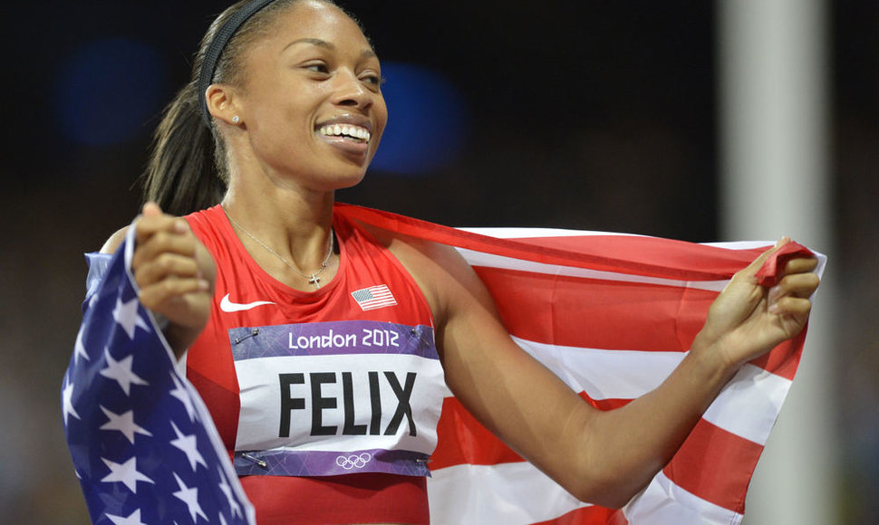 Olimpinė čempionė Allyson Felix