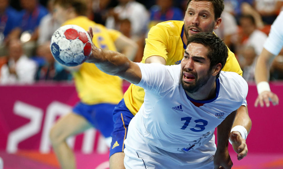 Nikola Karabatičius ir Prancūzijos rankininkai finale palaužė Švedijos pasipriešinimą.