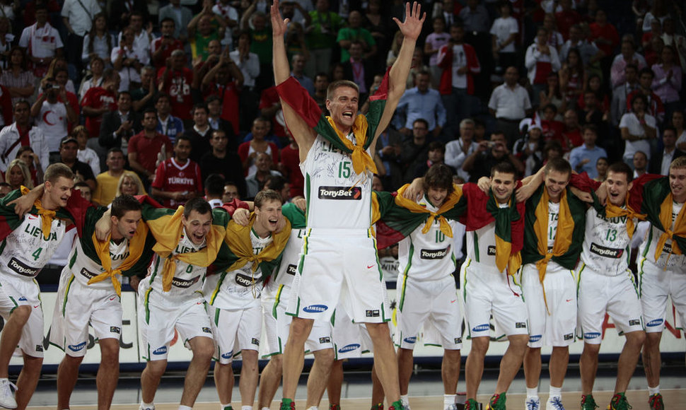 Lietuvos krepšininkų triumfas iškovojus bronzą 2010 metų pasaulio čempionate
