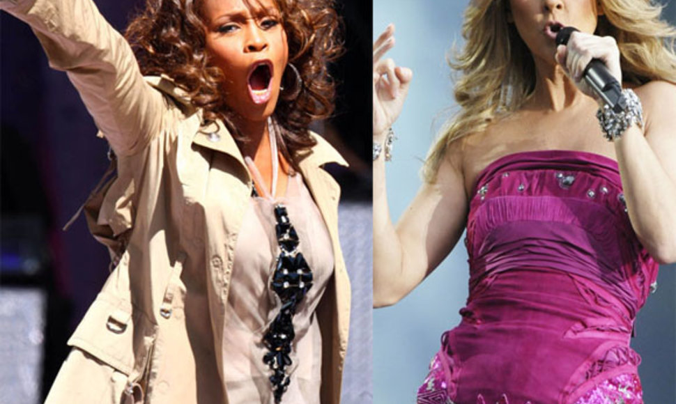 Whitney Houston ir Celine Dion