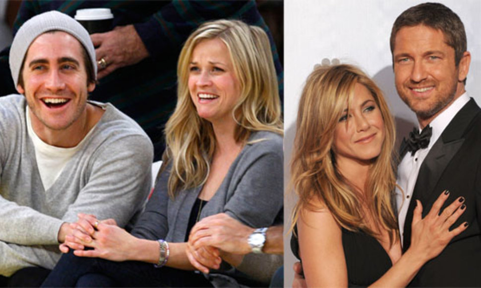 Jake’as Gyllenhaalas ir Reese Witherspoon, Jennifer Aniston ir Gerardas Butleris 