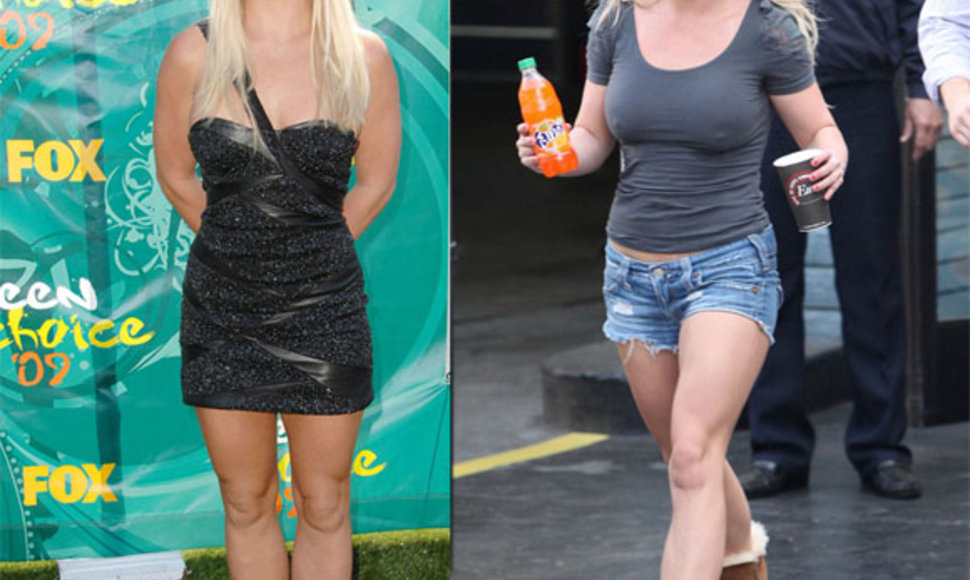 Britney Spears anksčiau ir dabar