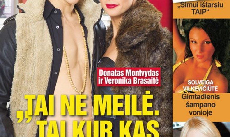 Donatas Montvydas su drauge Veronika 