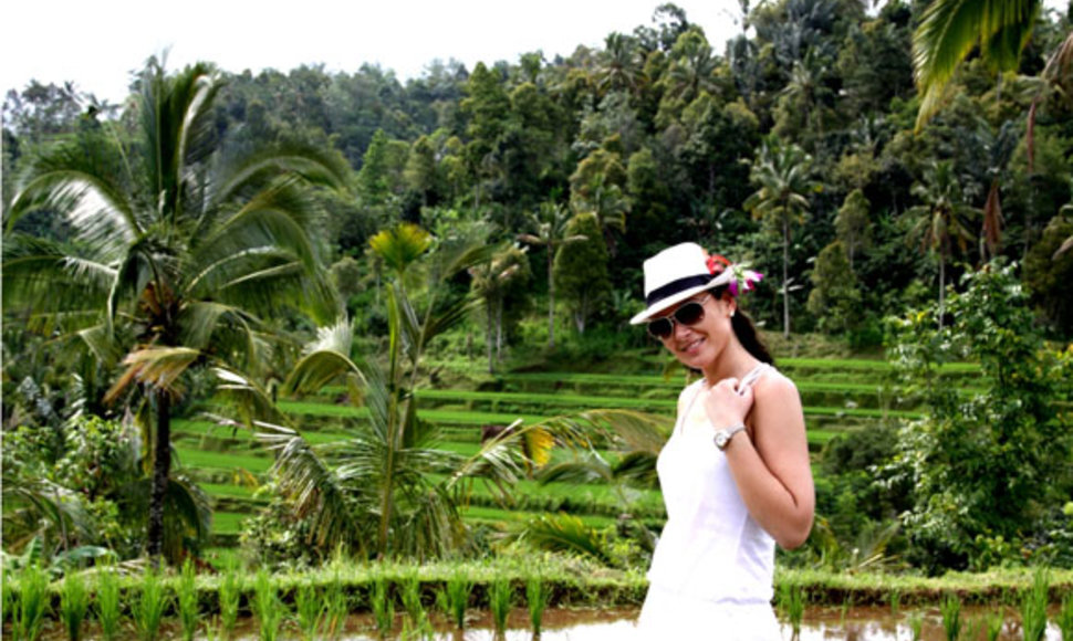 Agnė Zacharevičienė Bali ryžių laukuose