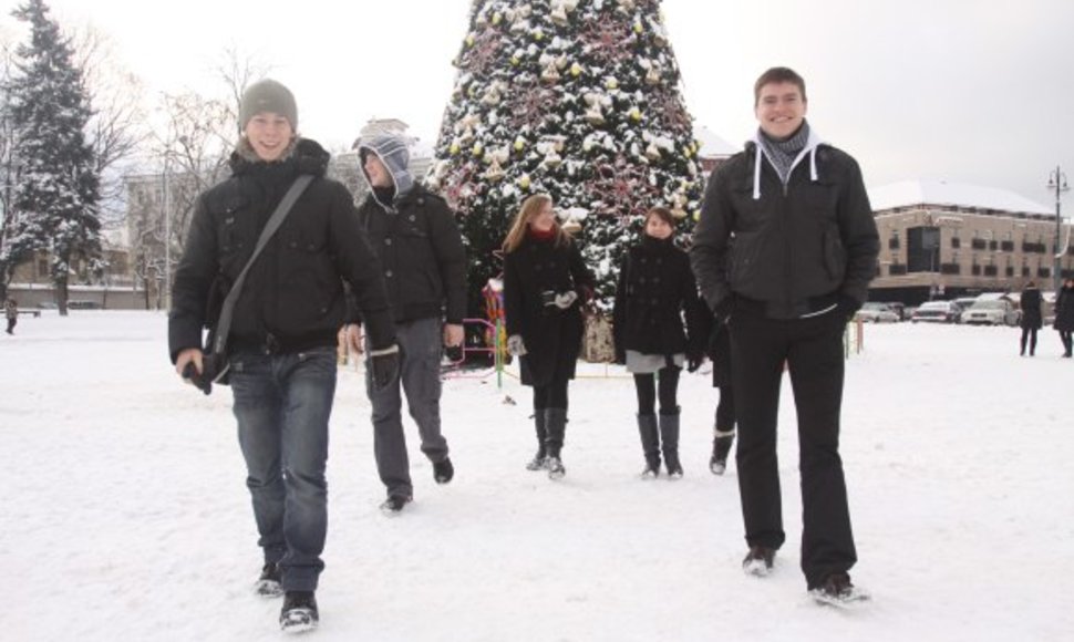 Vilnių kalėdiniu laikotarpiu lanko ne tik užsienio turistai, bet ir svečiai iš kitų Lietuvos miestų.