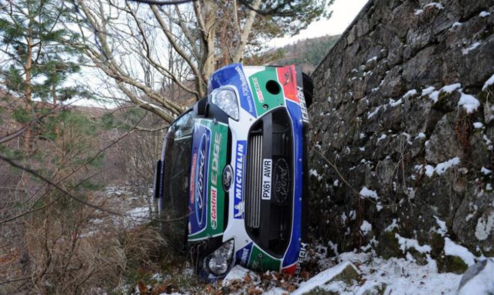 Jari-Matti Latvala avarija Monte Karlo ralyje