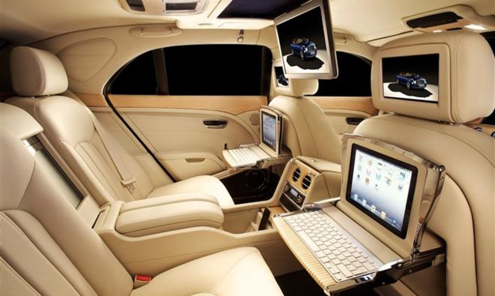 „iPad“ specifikacijos „Bentley Mulsanne“