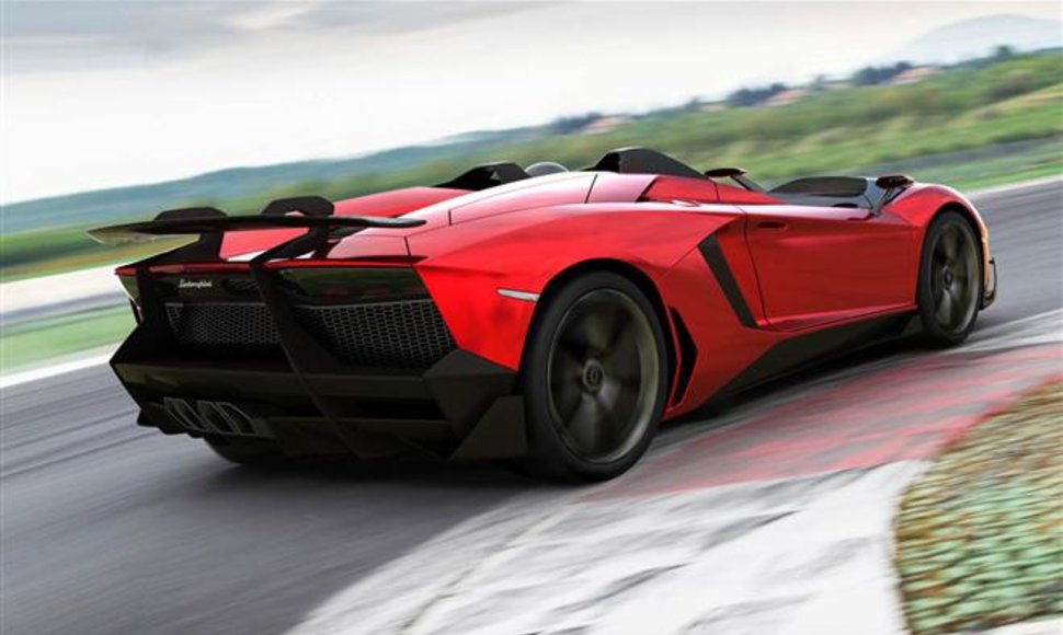 „Lamborghini Aventador J“ rodsteris