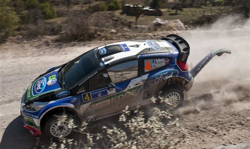 WRC Meksikos ralio akimirka