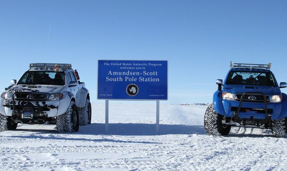 „Toyota Hilux“ žygis į Antarktidą