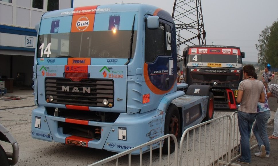 Šeštas Europos sunkvežimių žiedinių lenktynių etapas Smolenske