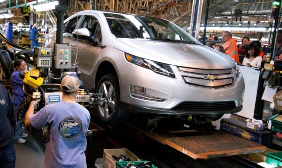 „Chevrolet Volt“ gamyba prasidės lapkritį