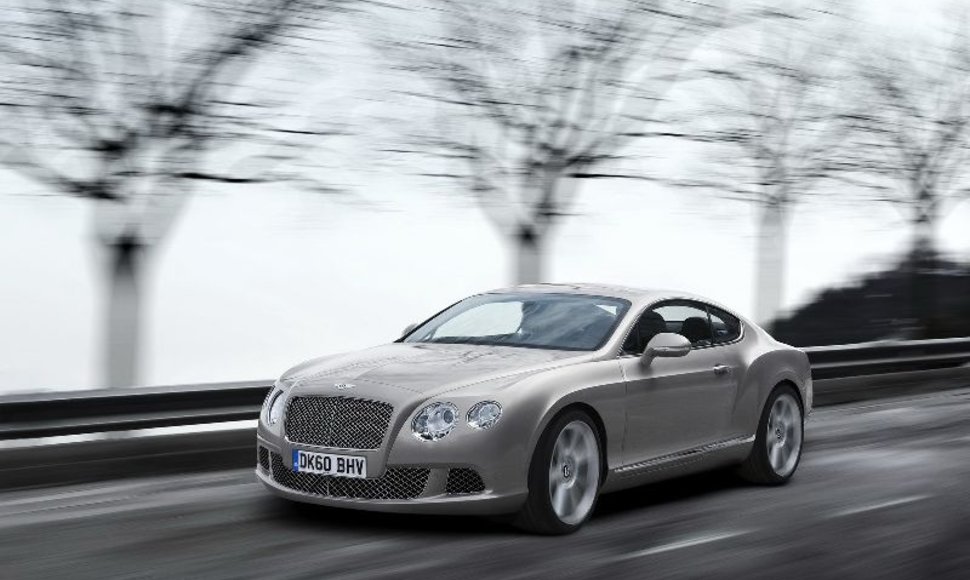 „Bentley“ pristato atnaujintą „Continental GT“