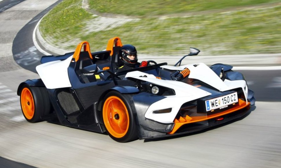 „KTM X–Bow R“ turės 300 Ag variklį