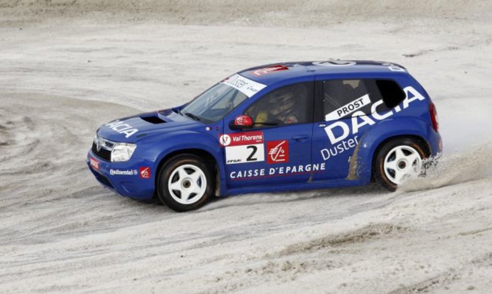 „Dacia Duster“ vairuos Alanas Prostas