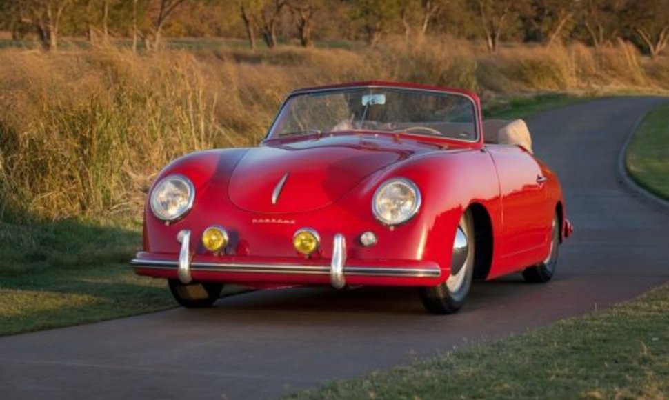 Seniausas „Porsche“ JAV – 1952 metų 356 kabrioletas