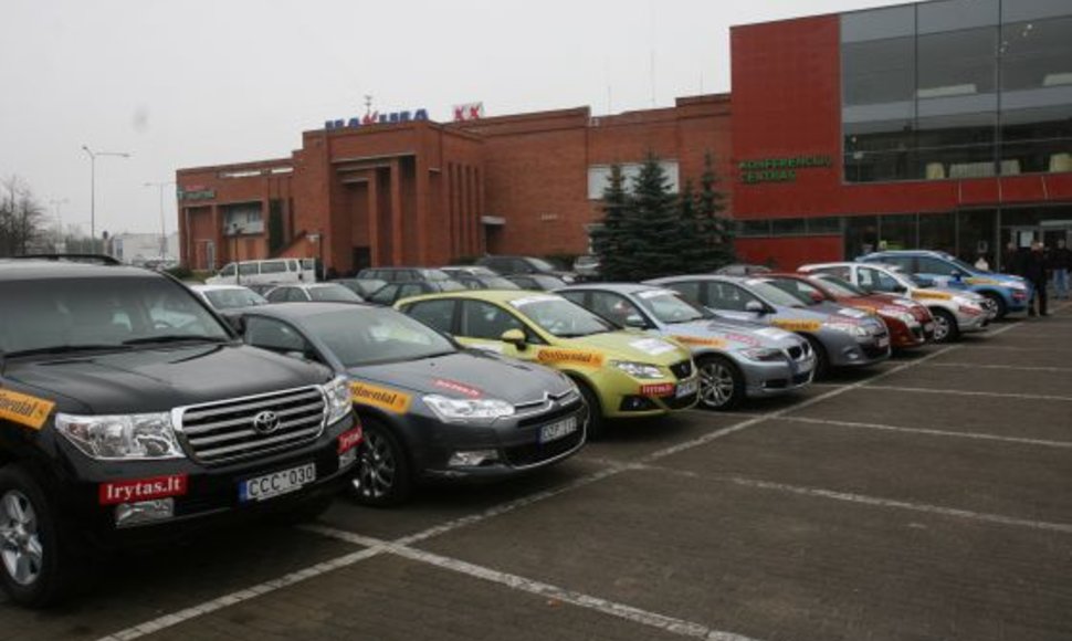 „Lietuvos metų automobilio“ konkurso dalyviai