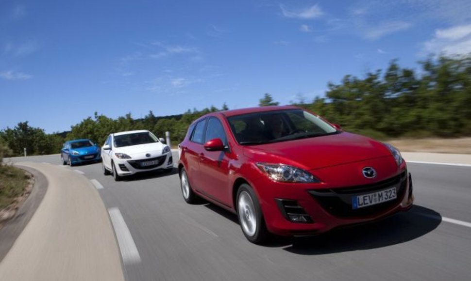 „Mazda3“ su naujuoju 1,6 litro dyzeliniu varikliu