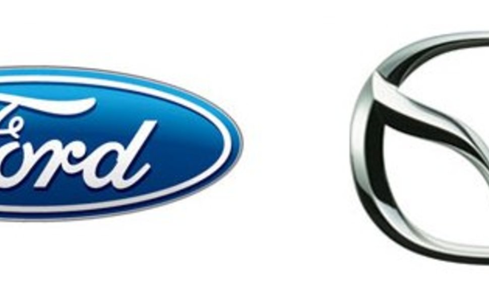 Ford ir Mazda logotipai