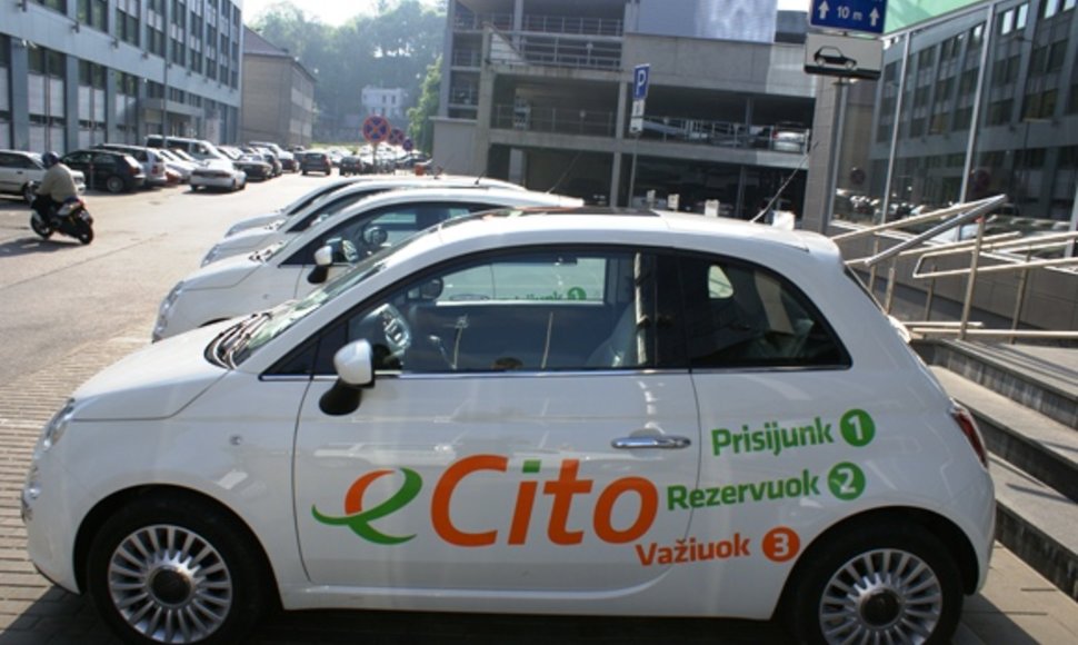 „eCito“ dalinimosi automobiliu paslauga jau teikiama ir Kaune