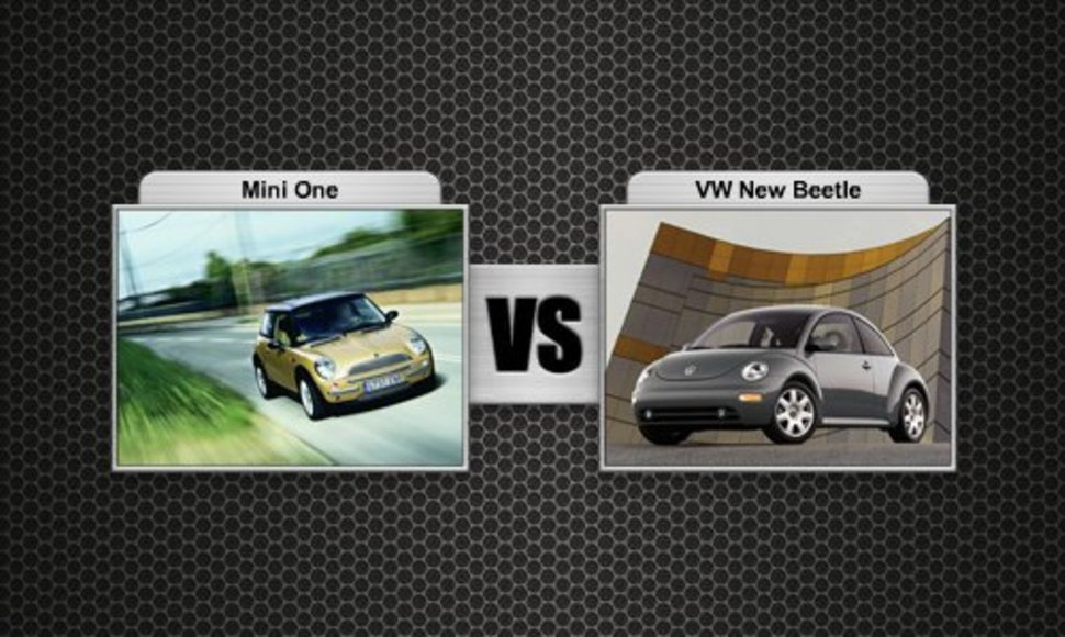 MINI prieš „VW Beetle“