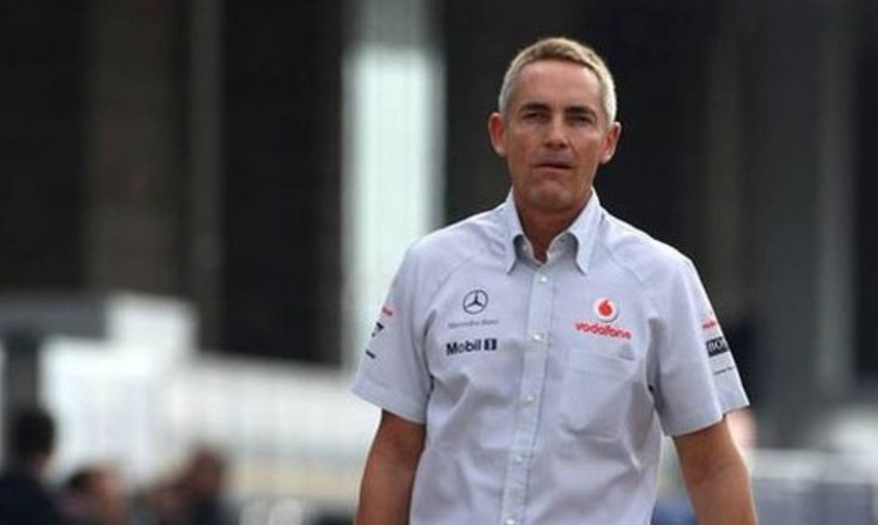 „McLaren“ komandos vadovas Martinas Whitmarshas