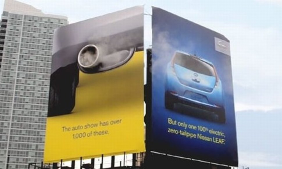 „Nissan Leaf“ reklama