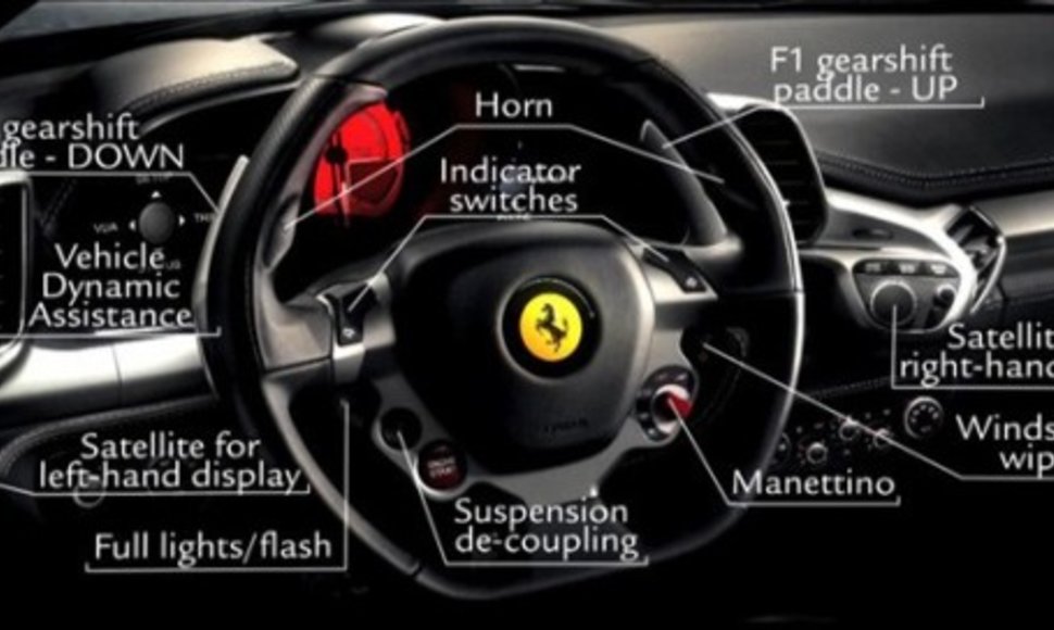 „Ferrari 458 Italia“ vairas