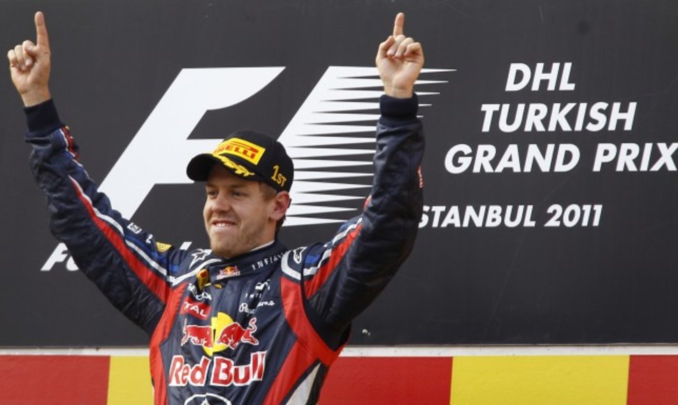 Turkijos GP nugalėtojas - Sebastianas Vettelis