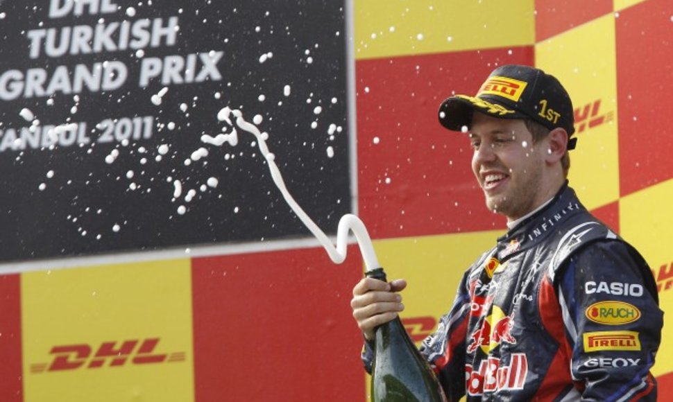 Turkijos GP nugalėtojas - Sebastianas Vettelis