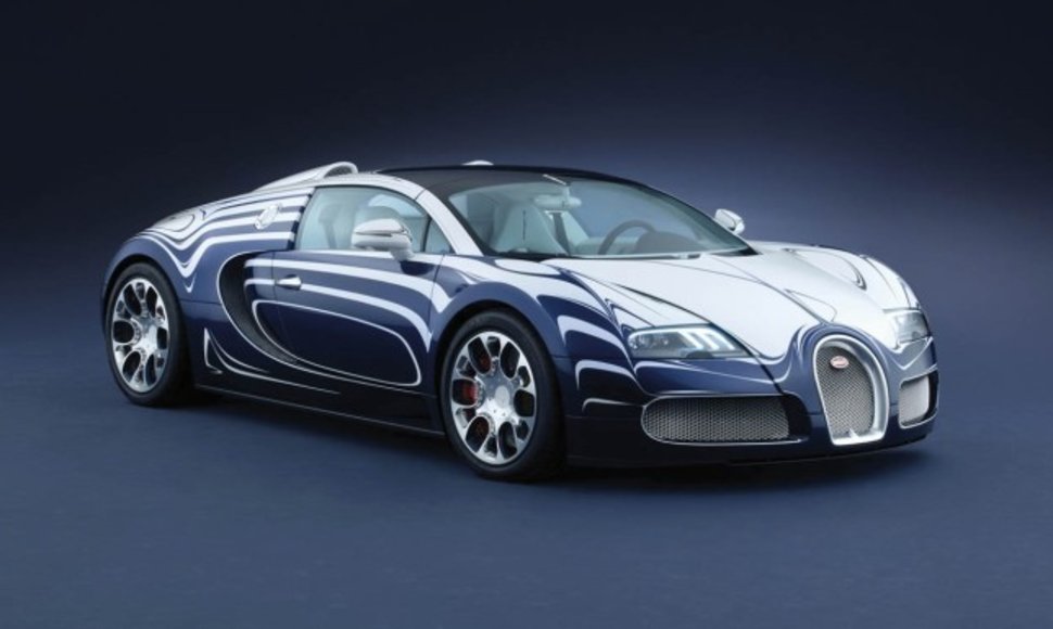 Porcelianu puoštas „Bugati Veyron Grand Sport L'Or Blanc“