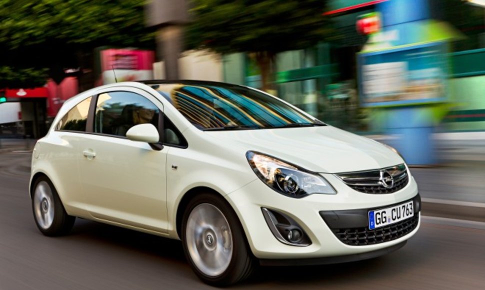 „Opel Corsa LPG“ – pirmasis dujomis varomas „Opel“ automobilis