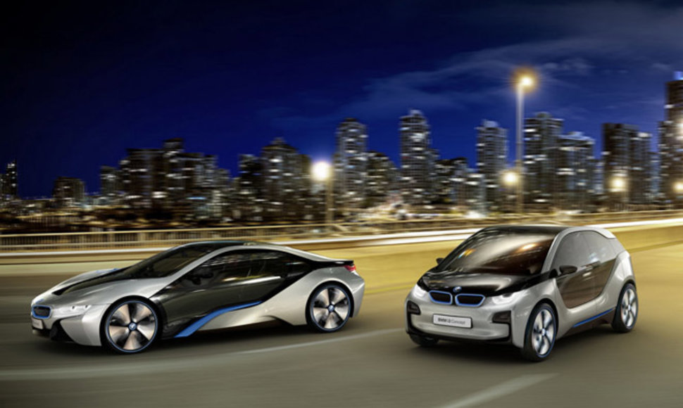 Naujieni BMW „i8“ ir „i3“