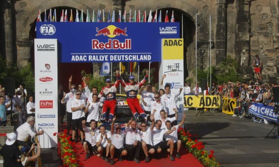 WRC etapo Vokietijoje nugalėtojas - Sebastienas Ogier