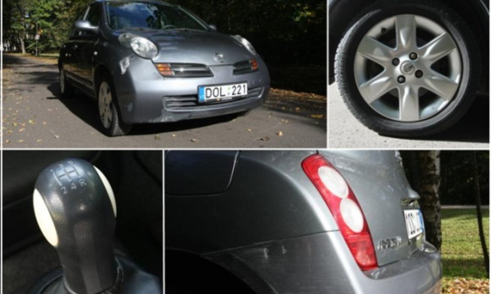 Garažas: Astos „Nissan Micra“