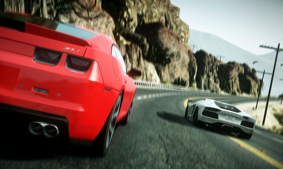 Kadras iš „Need for Speed“ žaidimo