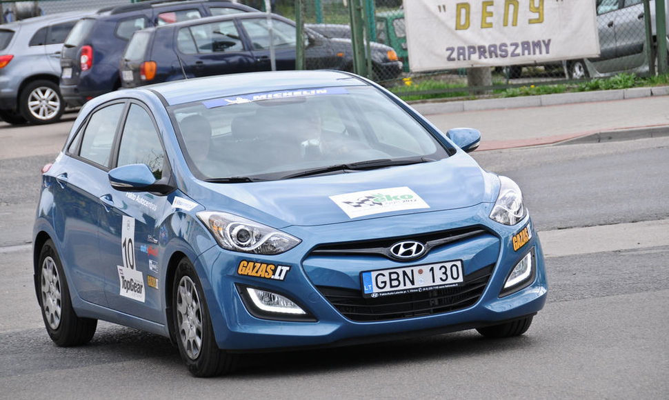 GAZAS.LT komanda „Eko žygyje“ su „Hyundai i30“