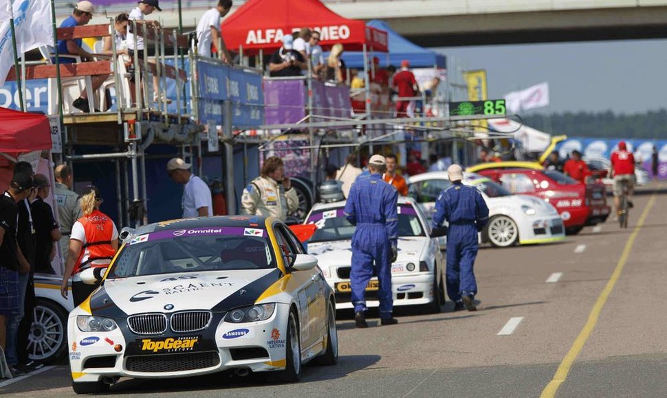 2011 m. „Omnitel 1000 km“ lenktynių akimirka