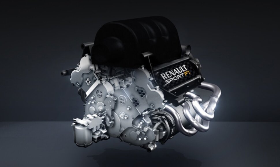 1,6 litro &bdquo;Renault&ldquo; &bdquo;Formulės-1&ldquo; turbo variklis