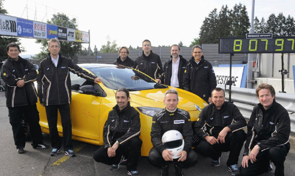 „Renaultsport Megane 265 Trophy“ pasiekė rekordą Niurburgringe