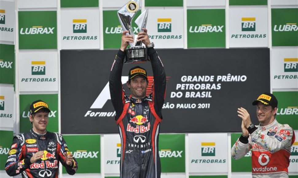 „Formulės-1“ Brazilijos GP lenktynių akimirka