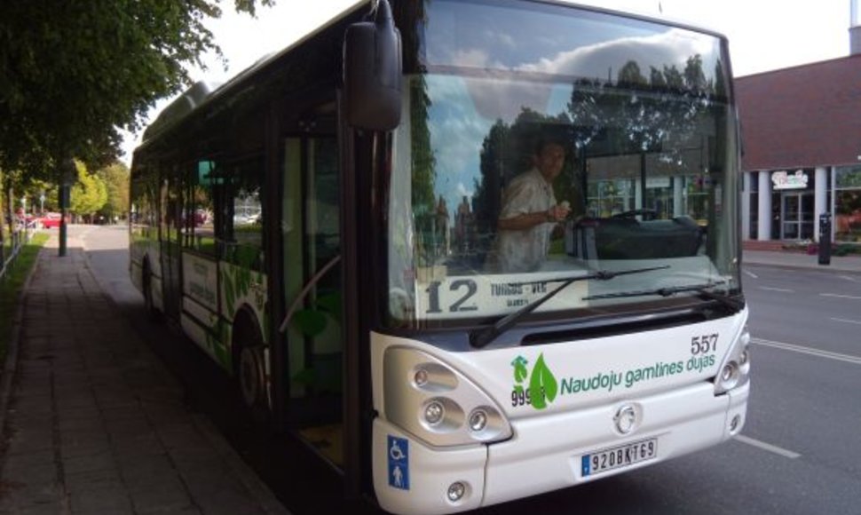 Testavimui skirtas autobusas "Irisbus Citeli" Klaipėdoje važinės savaitę.