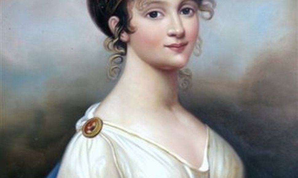 Nežinomo dailininko ant drobės tapytas paveikslas „Prūsijos karalienė Luizė" (pagal J.Grassi „Karalienė Luizė su diadema", 1802 m.). 