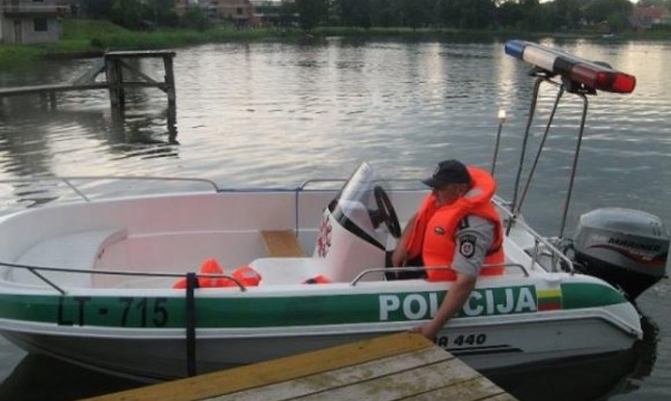 Policininkai ir saugios laivybos inspektoriai rengs reidus vidaus vandenyse.