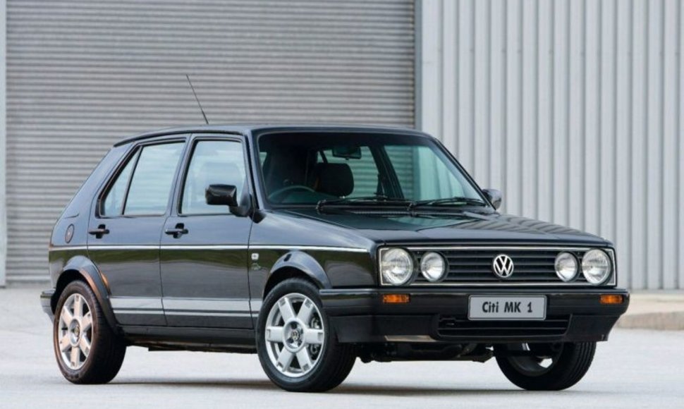 „Volkswagen Citi Golf Mk1 Limited Edition“ – pagarba pirmtakui