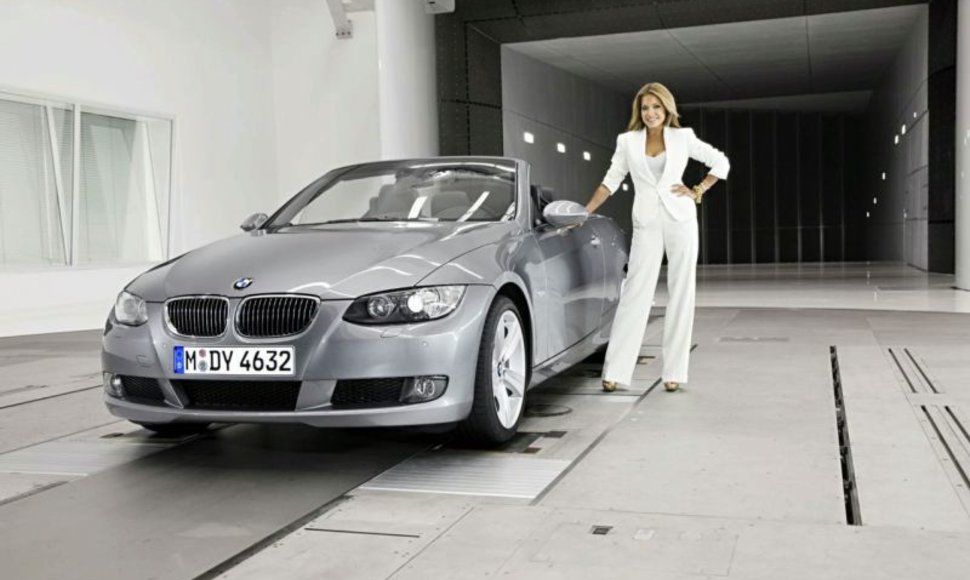 BMW pasiekimus pristatė fotomodelis