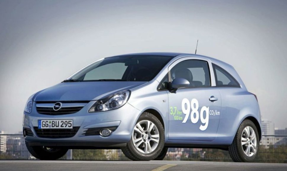 „Opel Corsa ecoFLEX“ – taupus mažylis