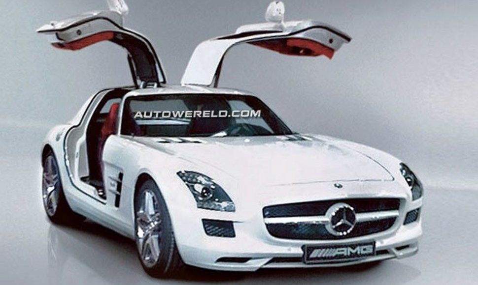 „Mercedes-Benz SLS AMG Gullwing“ – pirmosios nuotraukos?